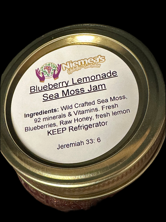 Blueberry lemonade Sea Moss Jam