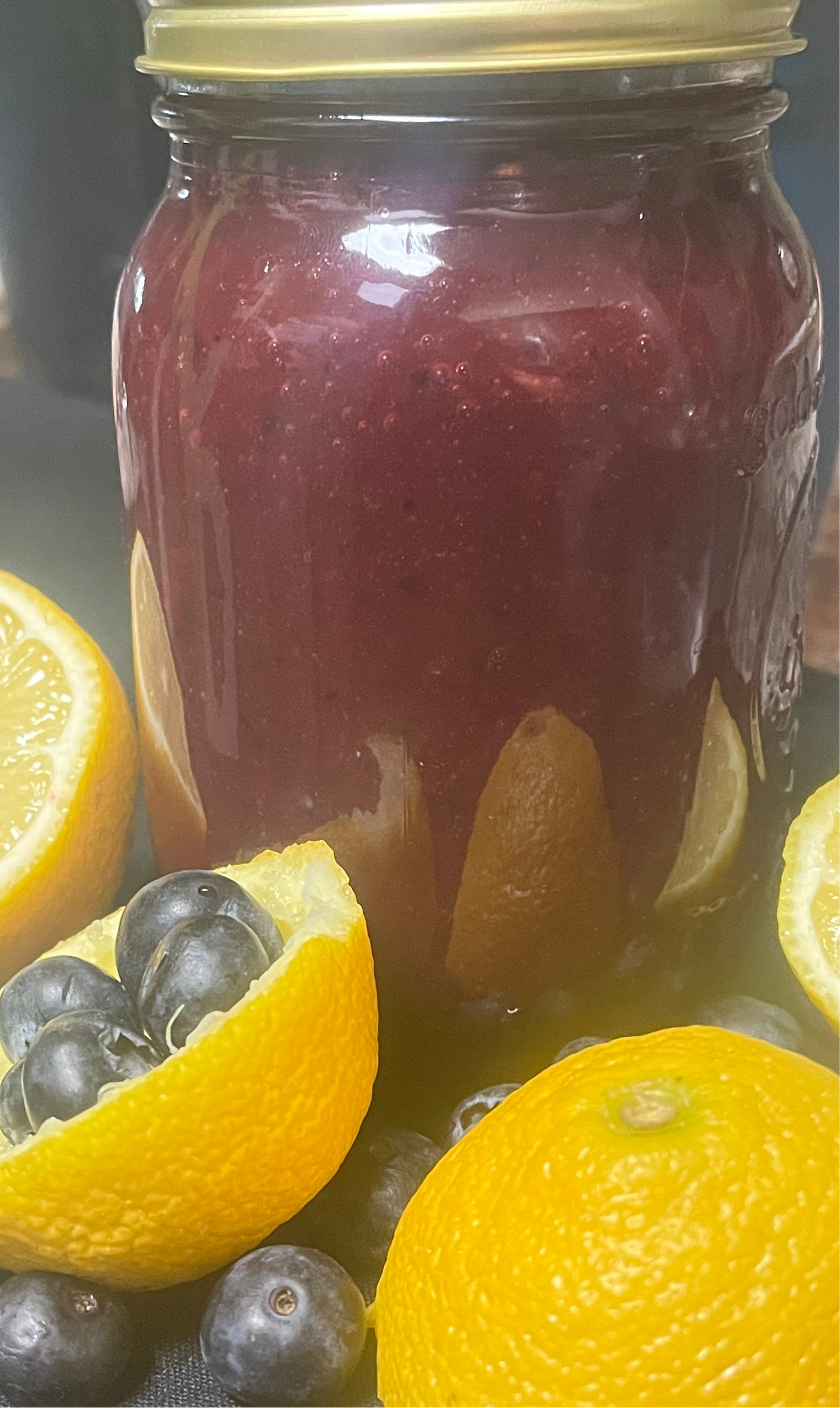 Blueberry lemonade Sea Moss Jam