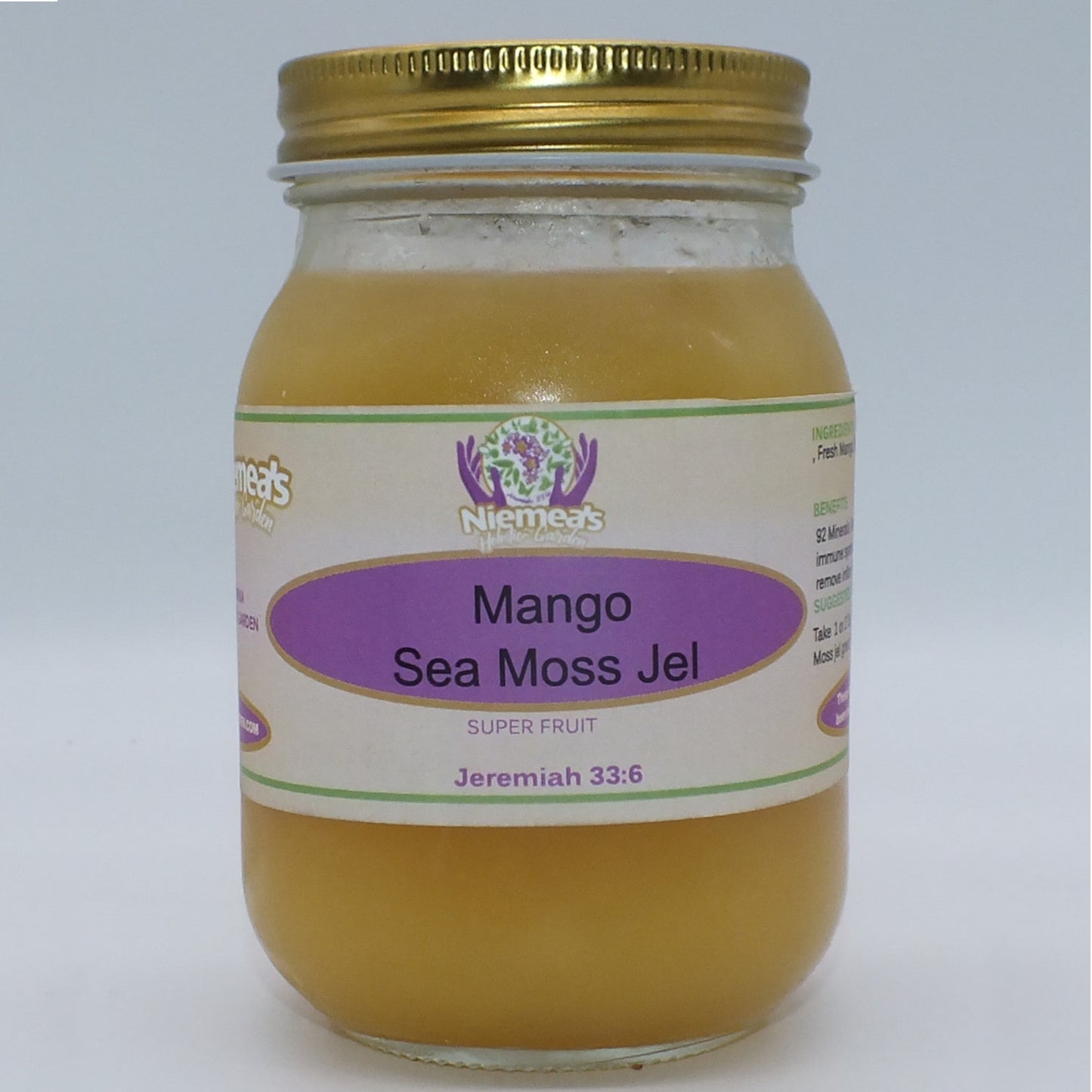 Mango Sea Moss Jam